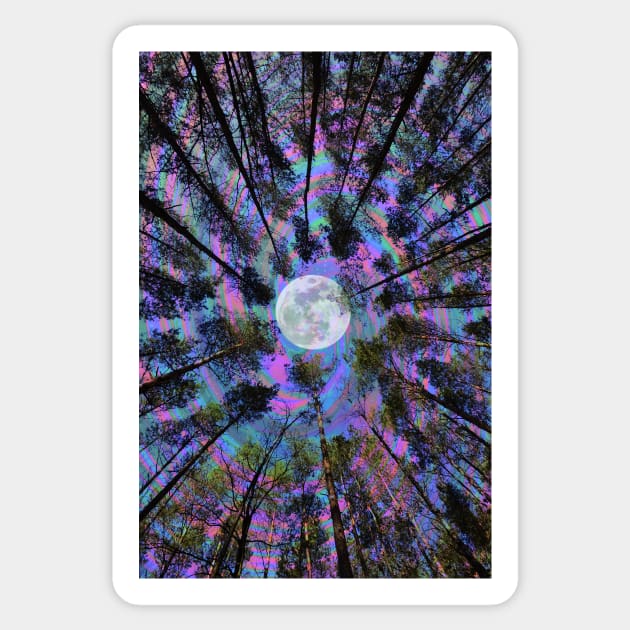 Moon Swirl Sticker by Cajuca